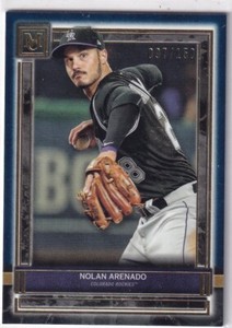 2020 Topps Museum Collection #2 Nolan Arenado 097/150 Sapphire NM