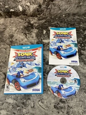 Guaranteed Work Sonic & All-Stars Racing Transformed (Nintendo Wii U, 2012) - Image 1 of 2