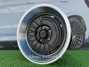 4 x 17 Inch 5x127 Negu Style Satin Black Wheels: Fits For Jeep Dodge GMC - Picture 1 of 16