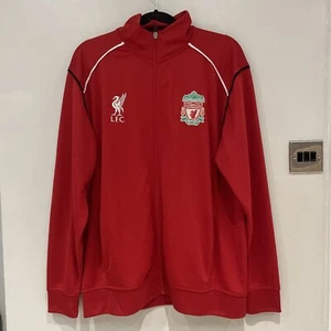 Liverpool FC Training Football Jacket Zip Up Official Shirt Jersey Size L - Picture 1 of 7