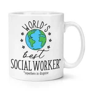 World's Best Social Worker 10oz Mug Cup Funny Joke Favourite Carer - Picture 1 of 1