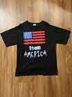 T-shirt Team America Vintage années 90 Team Stars & Stripes Large