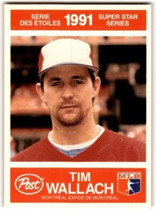 1991 Post Canada Super Star Series Tim Wallach #2 Montreal Expos
