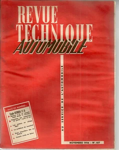 REVUE TECHNIQUE AUTOMOBILE 127 RTA 1956 CITROEN TRACTION 11 D EVO FORD VEDETTE - Foto 1 di 4