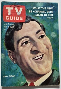 TV Guide April 1964 DANNY THOMAS SHARI LEWIS JACK PALANCE DODGERS [OHNE ETIKETT] - Bild 1 von 10