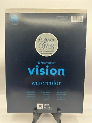 Papel de acuarela Strathmore Vision Heavyweight 30 hojas 140 lb Foto 1 de 2