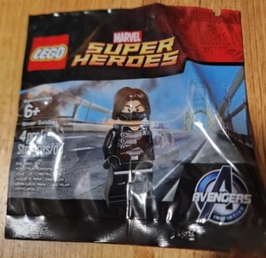 Lego Super Heroes 5002943 Winter Soldier Polybag - Rare Retired Marvel