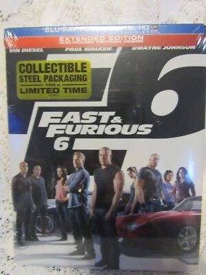 FAST & FURIOUS 6 BLU-RAY EXTENDED EDITION New SteelBook edition - Image 1 of 4