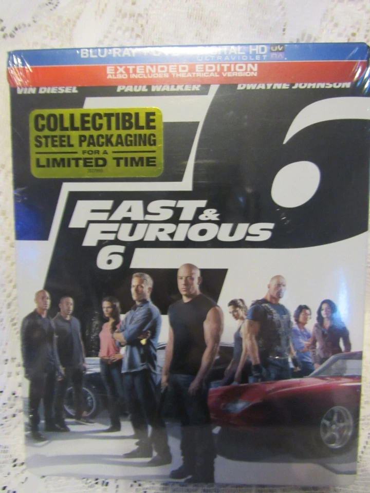 FAST & FURIOUS 6 BLU-RAY EXTENDED EDITION New SteelBook edition - Image 1 of 4