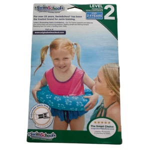 SwimSchool Deluxe Tot Trainer Tube 2-4 Yrs Float Vest w/ Strap - Picture 1 of 2
