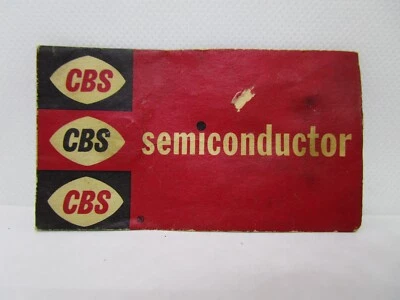CBS Semiconductor Hytron 1N60 G PM831 Empty Envelope Packaging for Display - Image 1 of 4