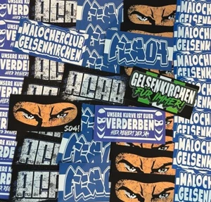 50x Ultras Gelsenkirchen/Schalke/Nürnberg/Twente/Aufkleber/ - Bild 1 von 1