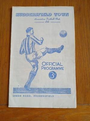 Huddersfield Town v Fulham. 18th April,  1953. Second Division. - Image 1 of 3
