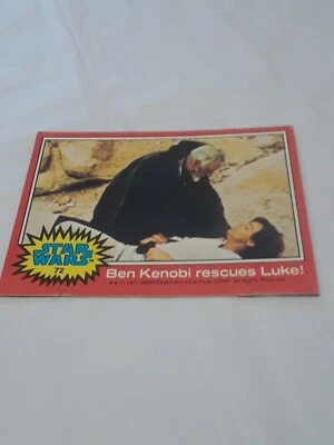 1977 Topps Star Wars Ser 2 Red #72 Ben Kenobi Rescues Luke!  - Image 1 of 2