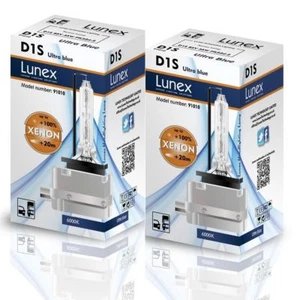 2 x D1S 6000K HID XENON NUEVO pieza LUNEX compatible con 66043 66144 85410 UB - Imagen 1 de 1
