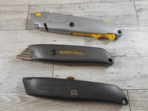 Lot of 3 Stanley Utility Knives Box Cutters - Picture 1 of 3