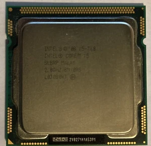 Intel Core i5-760 Desktop CPU Quad Core 2.80GHz 8MB LGA1556 Model SLBRP Tested - Picture 1 of 1