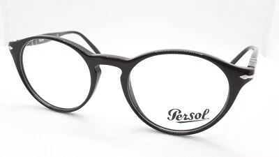 Persol PO3092-V 9014 черная оправа для очков 48-19 ~ 145 сделано в Италии - Изображение 1 из 4