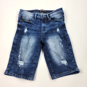 Southpole Youth Shorts Size 12 Faded Destroyed Logo Y2K 5 Pocket - Picture 1 of 11