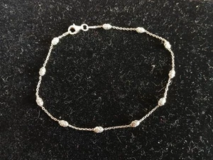 .925 Sterling Silver Women's Anklet - Picture 1 of 5