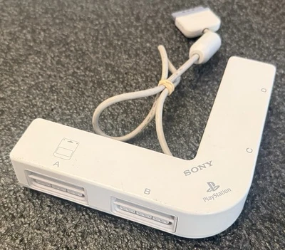 Sony Playstation 1 PS1 Multi Tap 4 Player Multitap Adapter SCPH-1070 Gray - Image 1 of 2