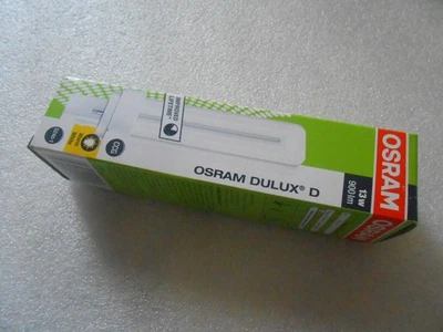 10 X Osram Dulux D 13W 830 G24D-1 Warm White Energy Saving Lamp - Image 1 of 4