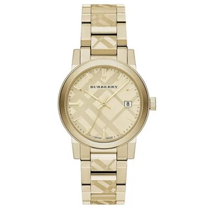 Burberry BU9038 Schweizer Gold-Ionen plattiert Edelstahl Damen Uhr - Bild 1 von 4