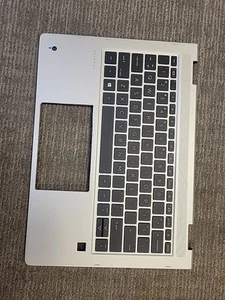 Genuine HP Probook X360 435 G8 Palmrest Keyboard M46291-001 Ships Fast USA - Afbeelding 1 van 4