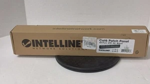 Intellinet Cat6 Patch Panel 48 porte UTP 2U nero IPP-19C648-2U - Foto 1 di 2