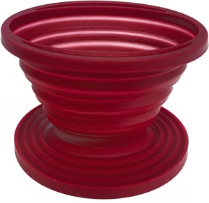 Collapsible Silicone Coffee Dripper Reusable Coffee Filter Cone for Hiking, Camp - Picture 1 of 6