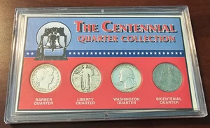 The Centennial Quarter Collection - Barber - Liberty - Washington - Bicentennial - Picture 1 of 6