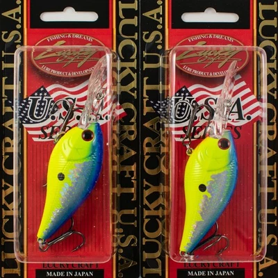 (ЛОТ ИЗ 2) ПРИМАНКАLUCKY CRAFT LC 2.0XD 3/5 УНЦИИ LC2.0XD-155 ТРЕСНУВШИЙ СИНИЙ E7263 - Изображение 1 из 3