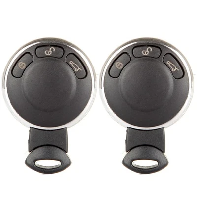 2x Fit For Mini Cooper 2006 2007 2008-2013 Remote Key Fob replacement New - Image 1 of 4