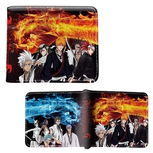FLAME Bleach 4 in. Bi Fold Wallet (Shinigami Anime Credit Card Billfold) - Picture 1 of 2