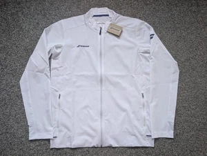Babolat Jacke Herren Large weiß Tennis Play Track Top Full Zip Padel Badminton - Bild 1 von 13