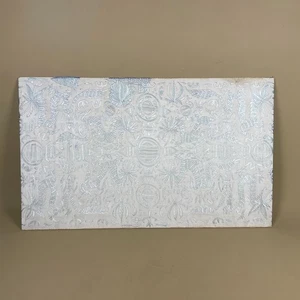 Arte de pared textil vintage con panel de seda bordado chino diseño dragón a bordo - Imagen 1 de 15