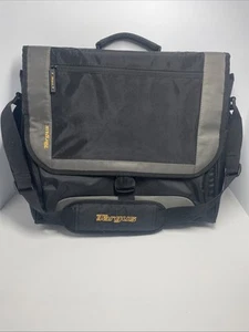 Targus Borsa Messenger Grande per Laptop con Tracolla 17 Pollici Nero Grigio Giallo - Foto 1 di 4