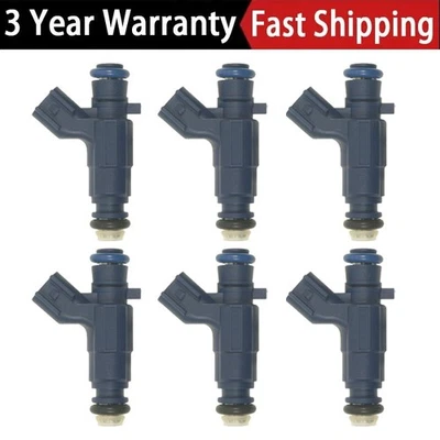 6x Fuel Injector for Chevrolet Malibu Cadillac CTS Pontiac G8 Saturn Aura Suzuki - Image 1 of 4