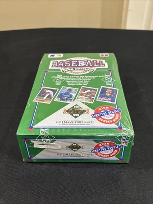 1990 Upper Deck Baseball lacrado de fábrica série número alto caixa 36 pacotes *1 - Imagem 1 de 4