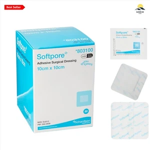 Adhesive Surgical Dressing 10cm x 10cm Waterproof Breathable Pack of 50 - Picture 1 of 7
