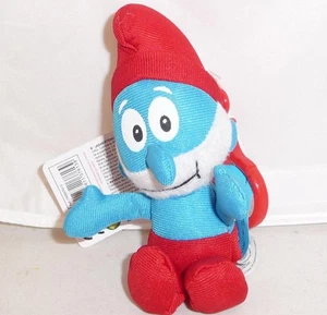 Peluche GRANDE PUFFO 15cm PORTACHIAVI Keyring ORIGINALE Ufficiale PUFFI - Imagen 1 de 1