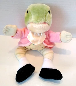Vinayge Eden Beatrix Potter Mr Jeremy Fisher Frog 9" Plush 1989 Stuffed Animal - Picture 1 of 8