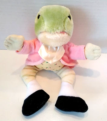 Vinayge Eden Beatrix Potter Mr Jeremy Fisher Frog 9" Plush 1989 Stuffed Animal - Image 1 of 4