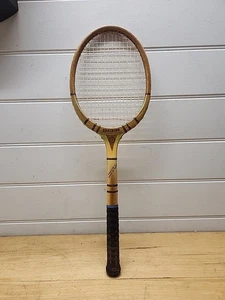 Vintage  Spalding Gold Medal Australia Wood Tennis Racket Racquet  - Foto 1 di 6