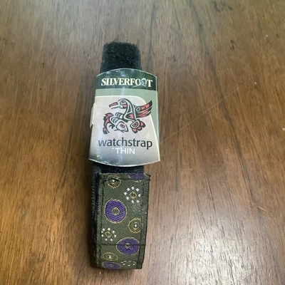 Reloj con correa envolvente de nailon Silverfoot vintage Foto 1 de 3