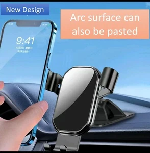 Universal Car Phone Mobile Holder Air Vent Mount 360° Rotation Aluminium Alloy - Picture 1 of 5