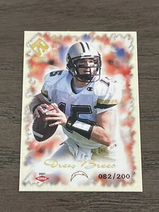 2001 Private Stock Drew Brees Rookie #160 San Diego Chargers /200 - Bild 1 von 10