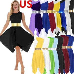 Costume lirico donna liturgico ballo lode abiti color block culto - Foto 1 di 103