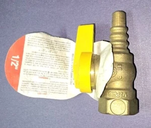 ProLine 1/2 pulgada. Válvula de gas de latón forjado patrón Texas 115-503 "RS3" - Imagen 1 de 4
