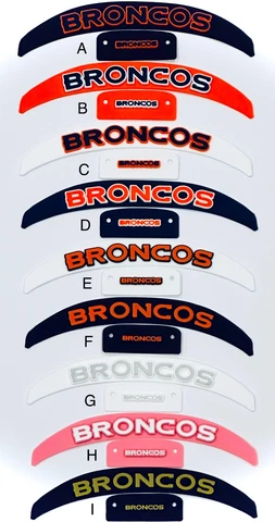 Broncos MINI Helmet 3D Bumpers, Speed Version Cover
